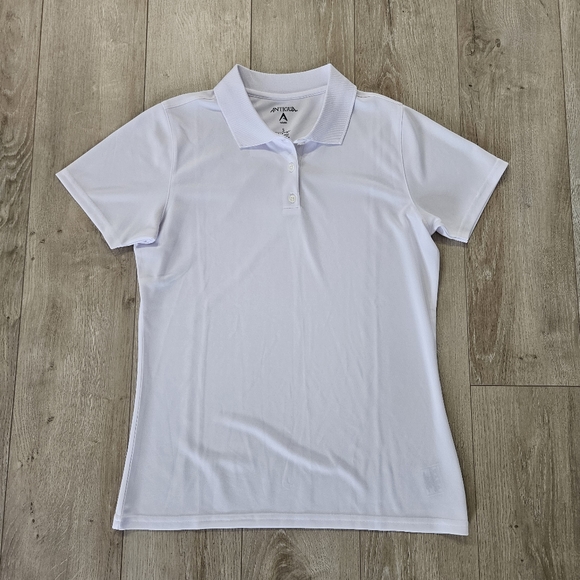 NWOT Antigua Women's Golf Shirt, Small, White - Picture 1 of 8